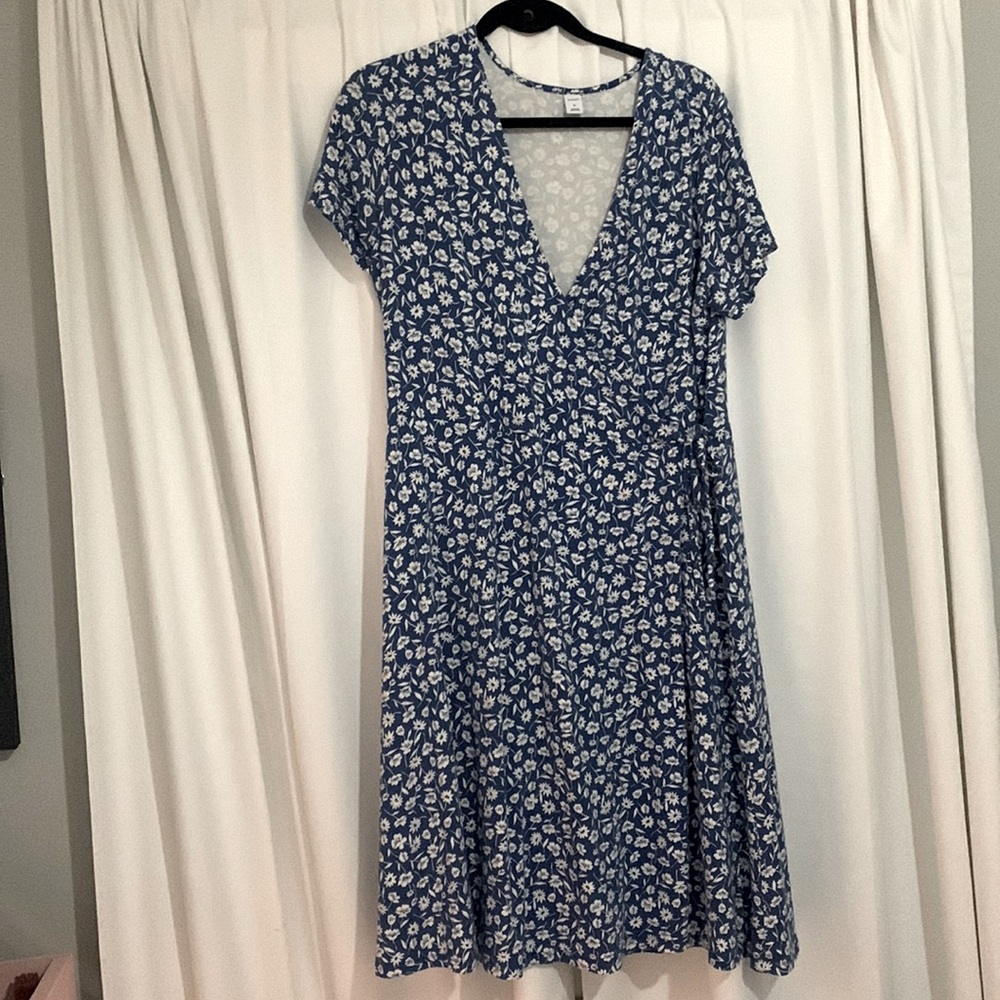 Flower Pattern Sun Dress